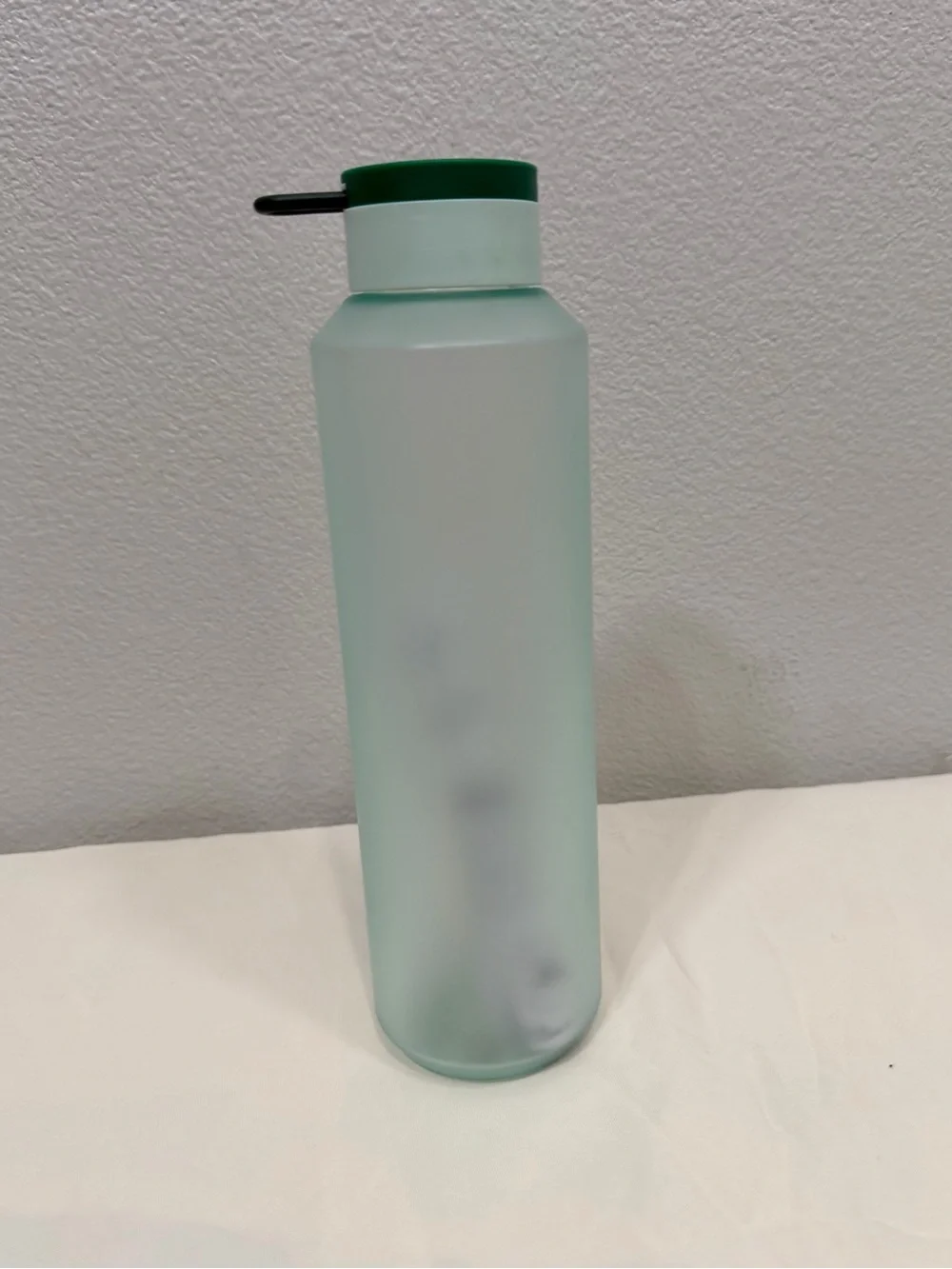 NWT Starbucks Water Bottle Mint Green Frosted Tritan Base Finger Loop 24oz